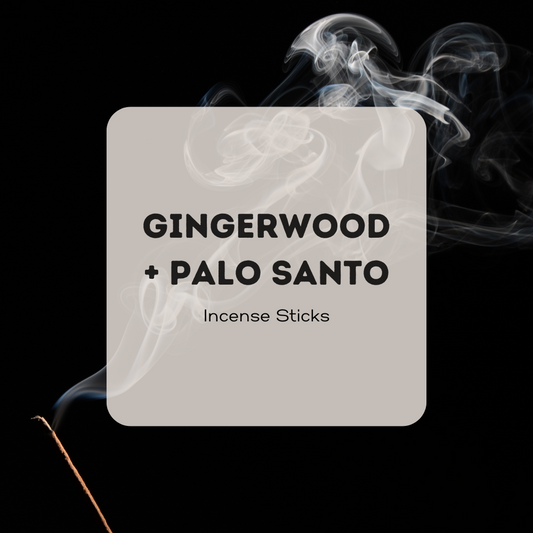 Gingerwood + Palo Santo Incense Sticks