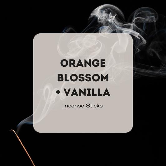 Orange Blossom + Vanilla Incense Sticks