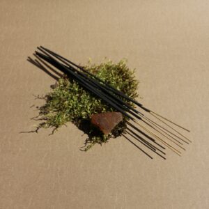 Amber and moss incense sticks
